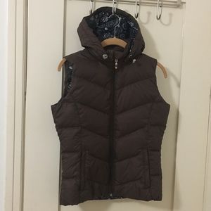 LUCY Activewear Down Vest with Hood Size XS
